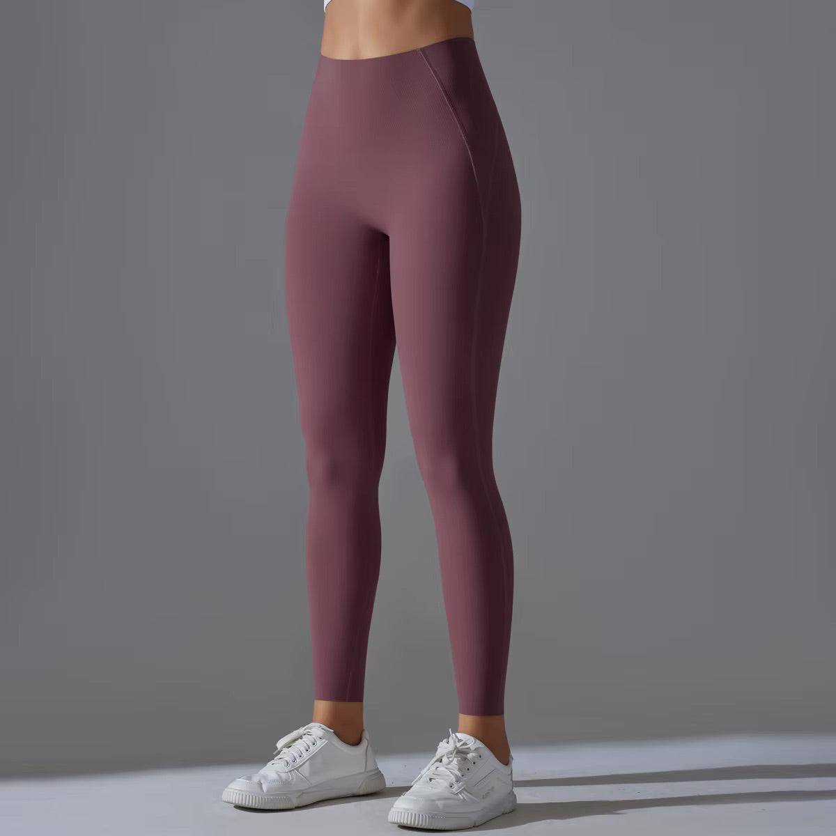Legging taille haute | Bordeau